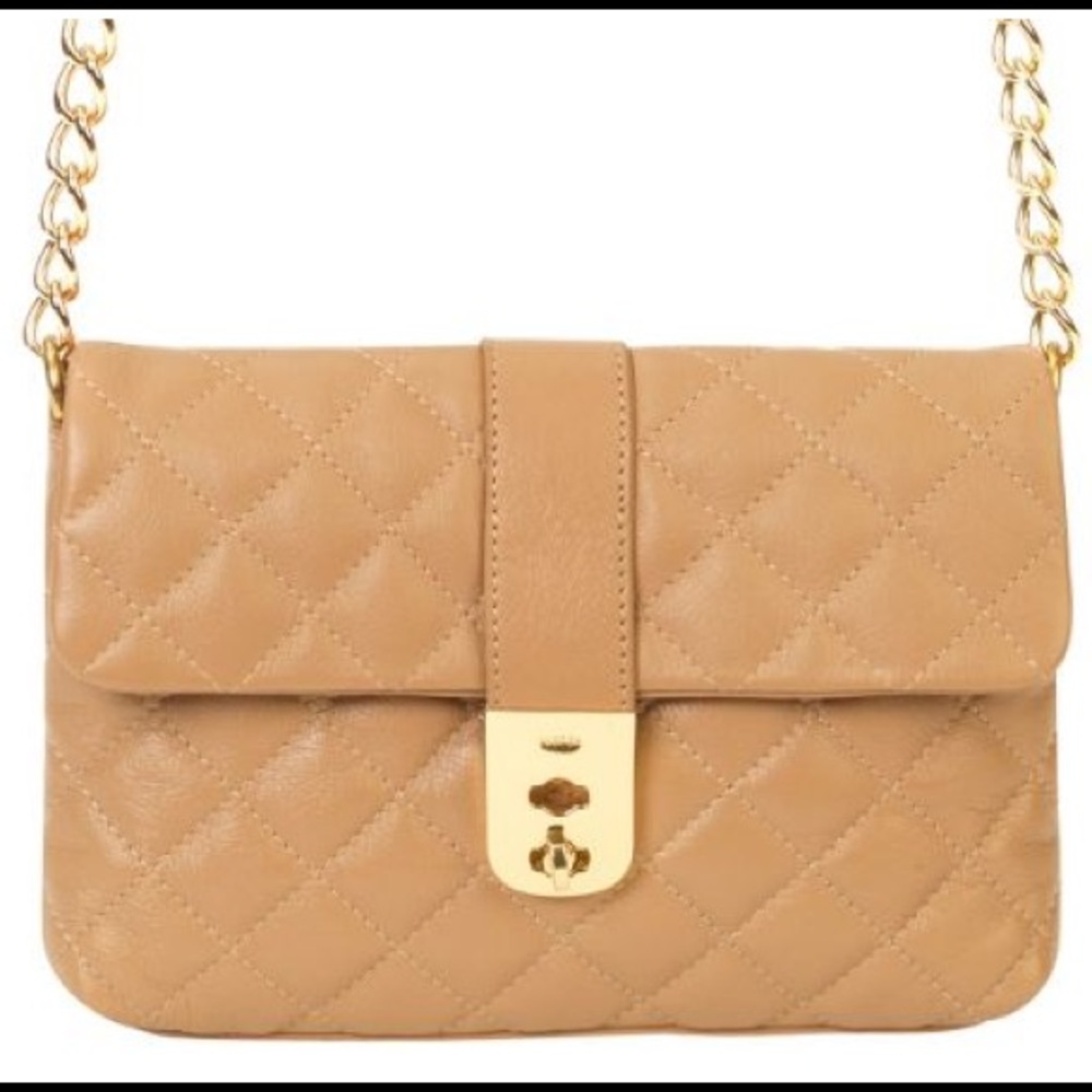 Leather Quilted Jaeger clutch